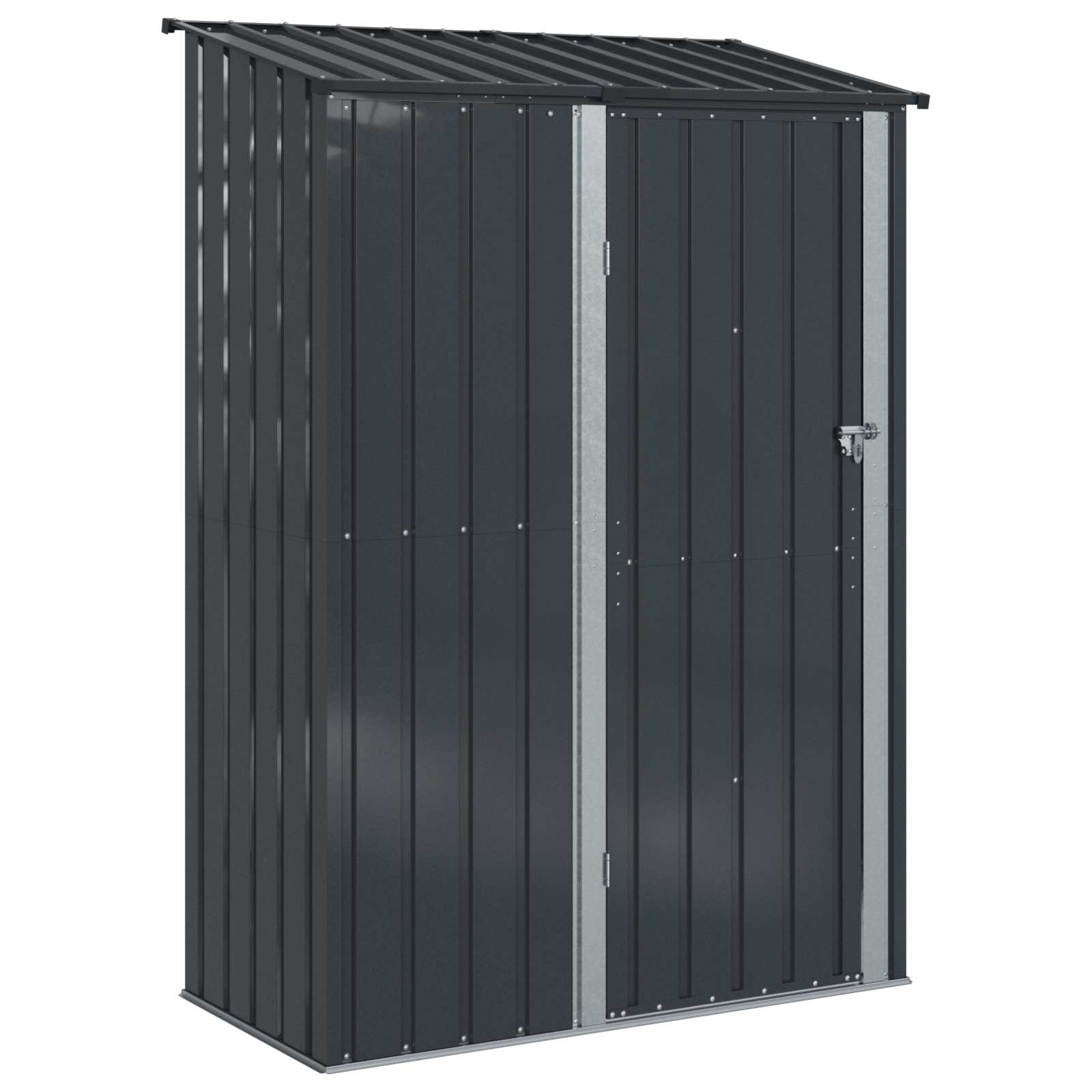 Vidaxl abris de jardin anthracite 140,5 x 74 x 200 cm métal