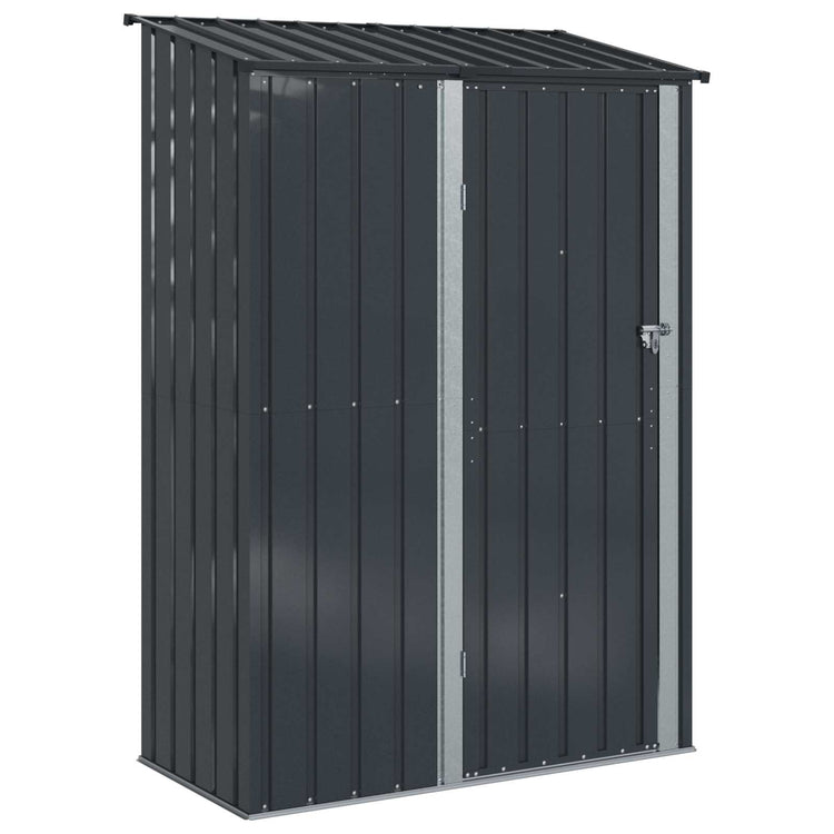 Vidaxl abris de jardin anthracite 140,5 x 74 x 200 cm métal