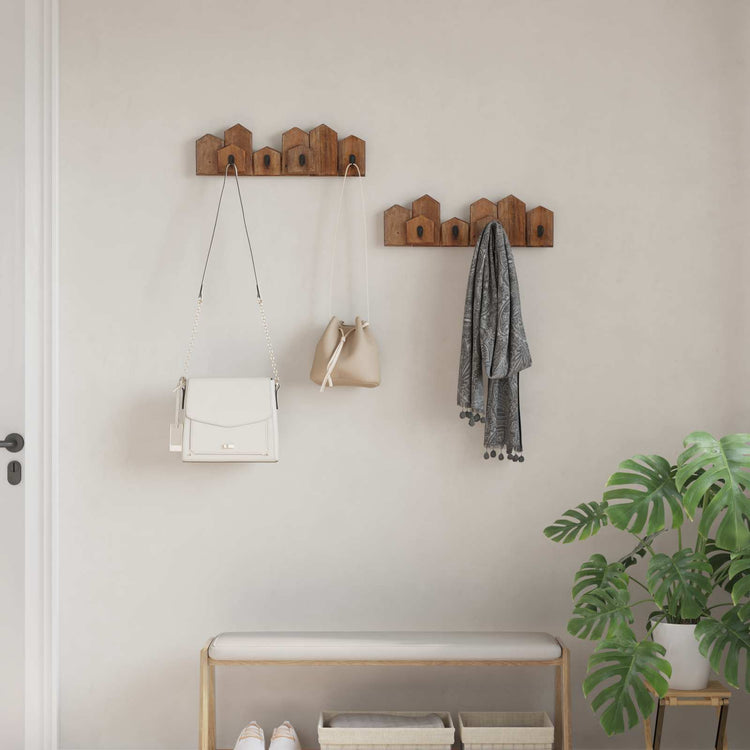 Vidaxx suspension marron 48 x 8 x 15 cm bois d'acajou massif