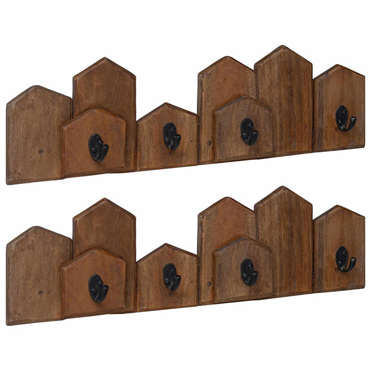Vidaxx suspension marron 48 x 8 x 15 cm bois d'acajou massif
