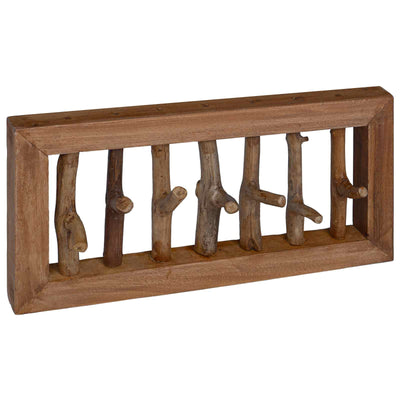 Vidaxx suspension marron 50 x 11 x 25 cm bois d'acajou massif