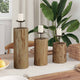 Vidaxx bougeoir 3 pcs bois de teck massif naturel