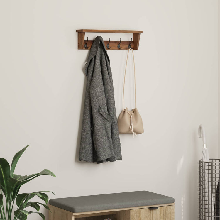 Vidaxx suspension marron 50 x 10 x 14 cm bois d'acajou massif