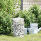 Vidaxx gabion robinet argent 26 x 25 x 50 cm acier inoxydable