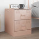 Vidaxxl poignées d'armoire 12 pcs rose 85 x 45 mm métal