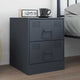 Vidaxxl poignées d'armoire 12 pcs anthracite 85 x 45 mm métal