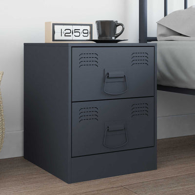 Vidaxx poignées d'armoire anthracite 85 x 45 mm métal