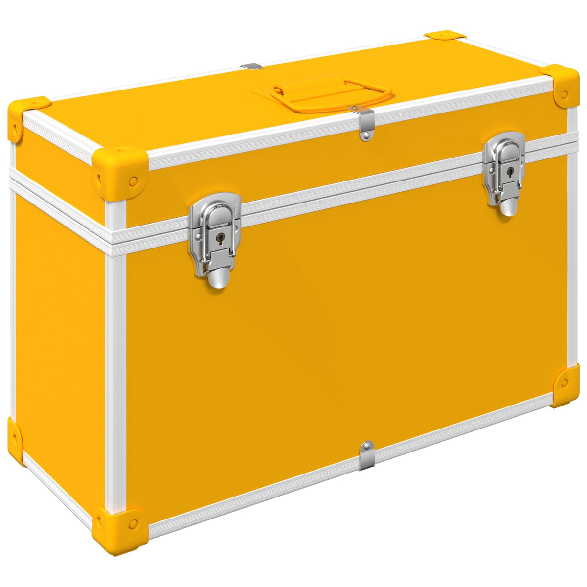 Vidaxl poignées d'armoire 2 pcs jaune moutarde 85 x 45 mm métal