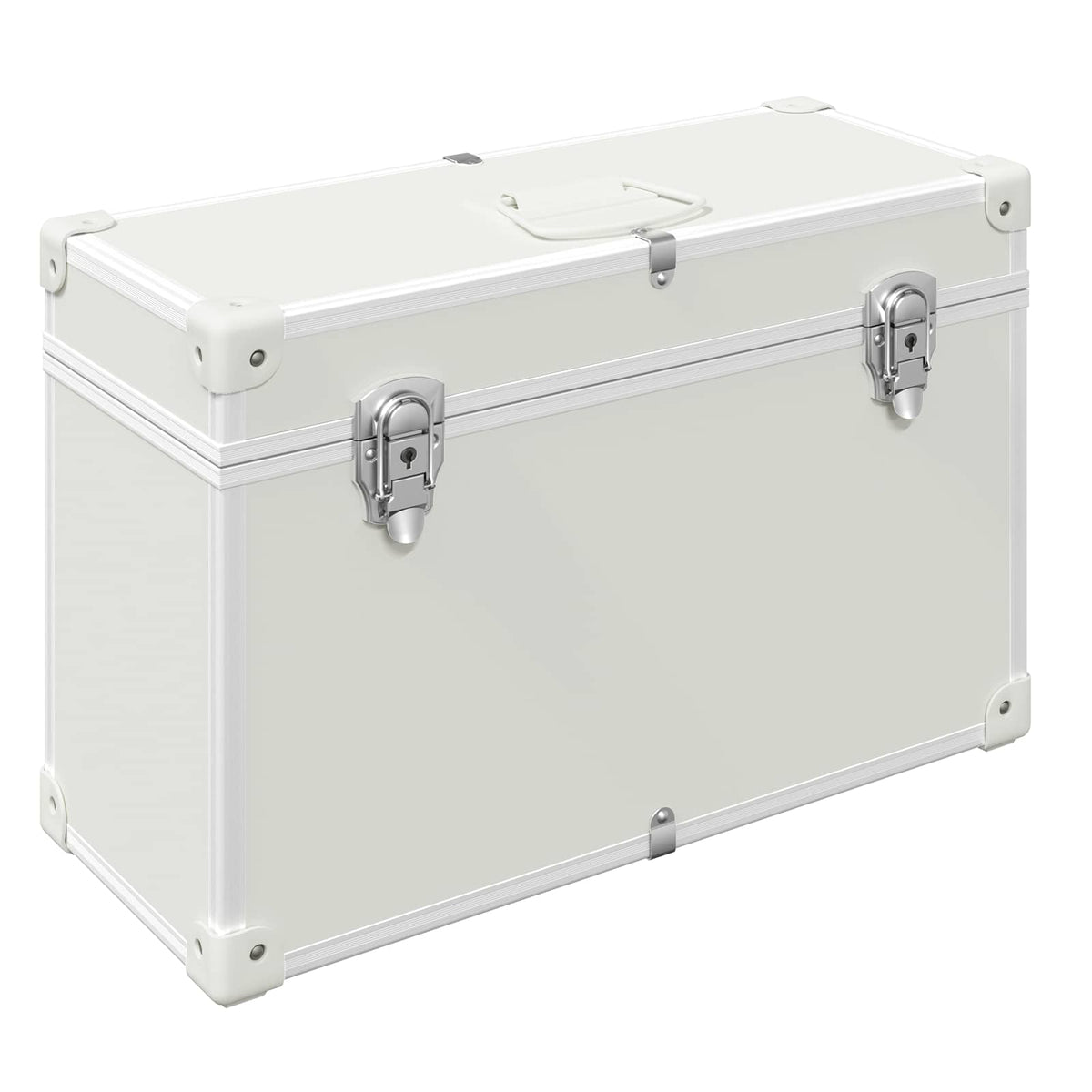 Vidaxxl poignées d'armoire 12 pcs blanc 85 x 45 mm métal
