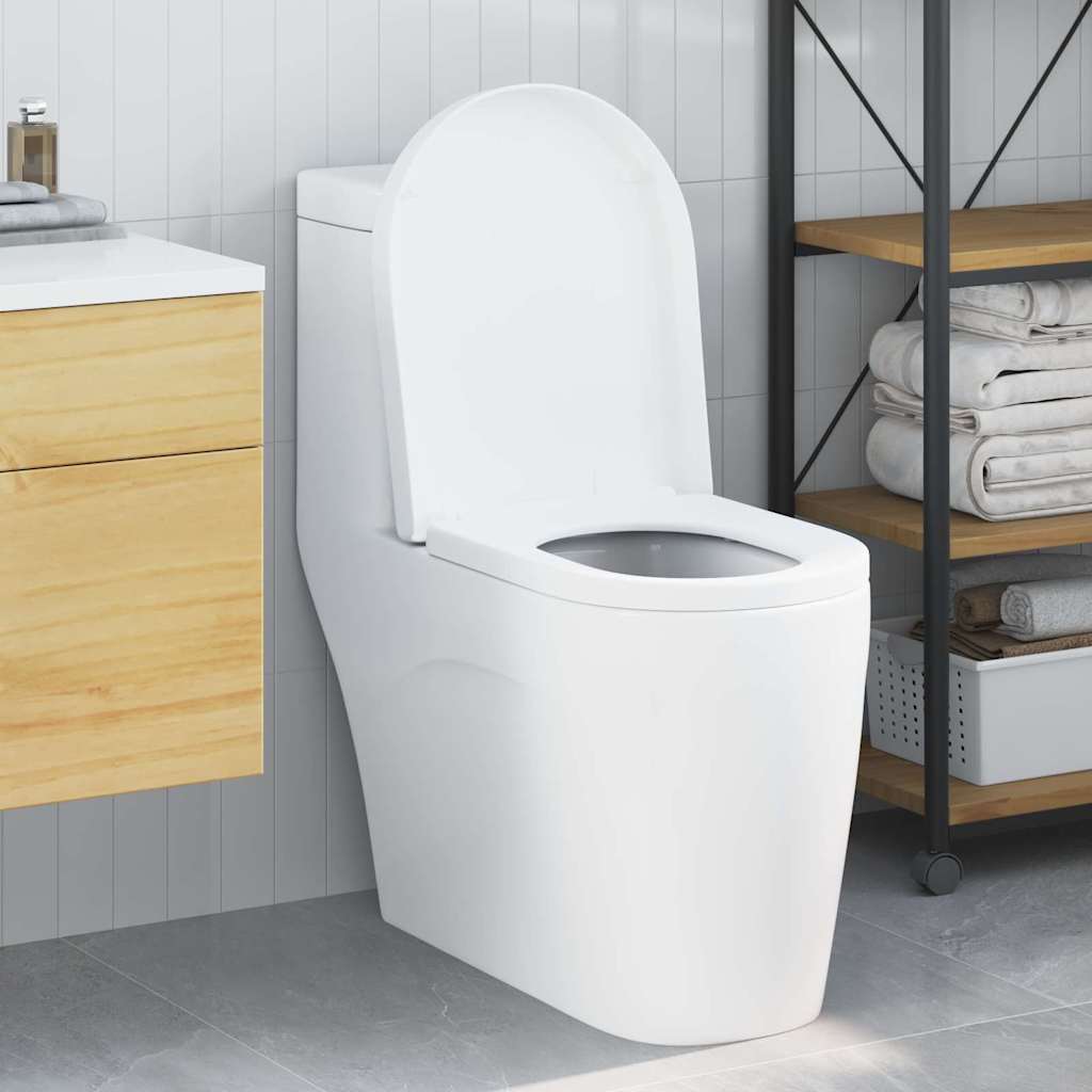 Vidaxx abattant de toilette réglable blanc 48 x 36,5 x 4,5 cm polypropylène