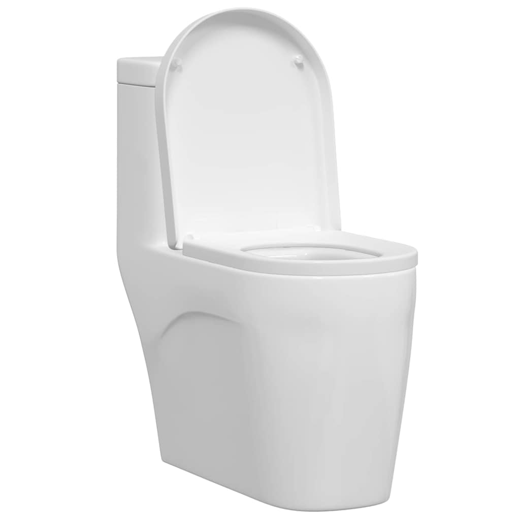 Vidaxx abattant de toilette réglable blanc 48 x 36,5 x 4,5 cm polypropylène