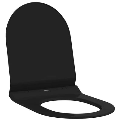Vidaxx abattant de toilette réglable noir 50 x 36,5 x 5 cm polypropylène