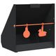 Vidaxl attrape-balles noir 31 x 23 x 31,5 cm acier