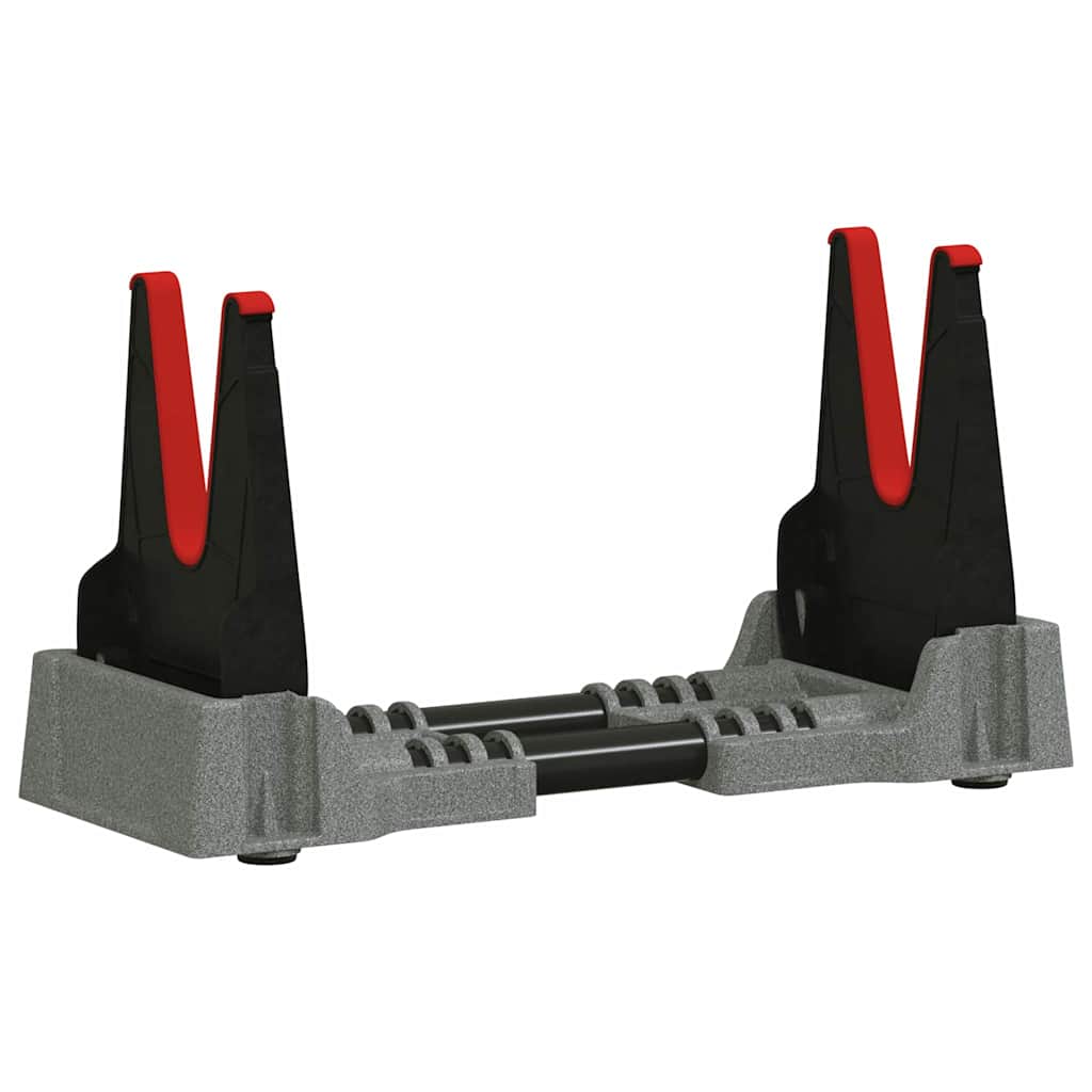 Vidaxx support de tir réglable gris 46 x 14 x 19,5 cm plastique