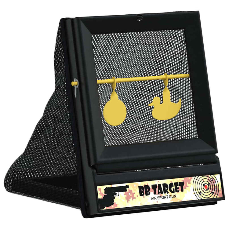 Vidaxl cible airsoft noir 19 x 26 x 25 cm en plastique