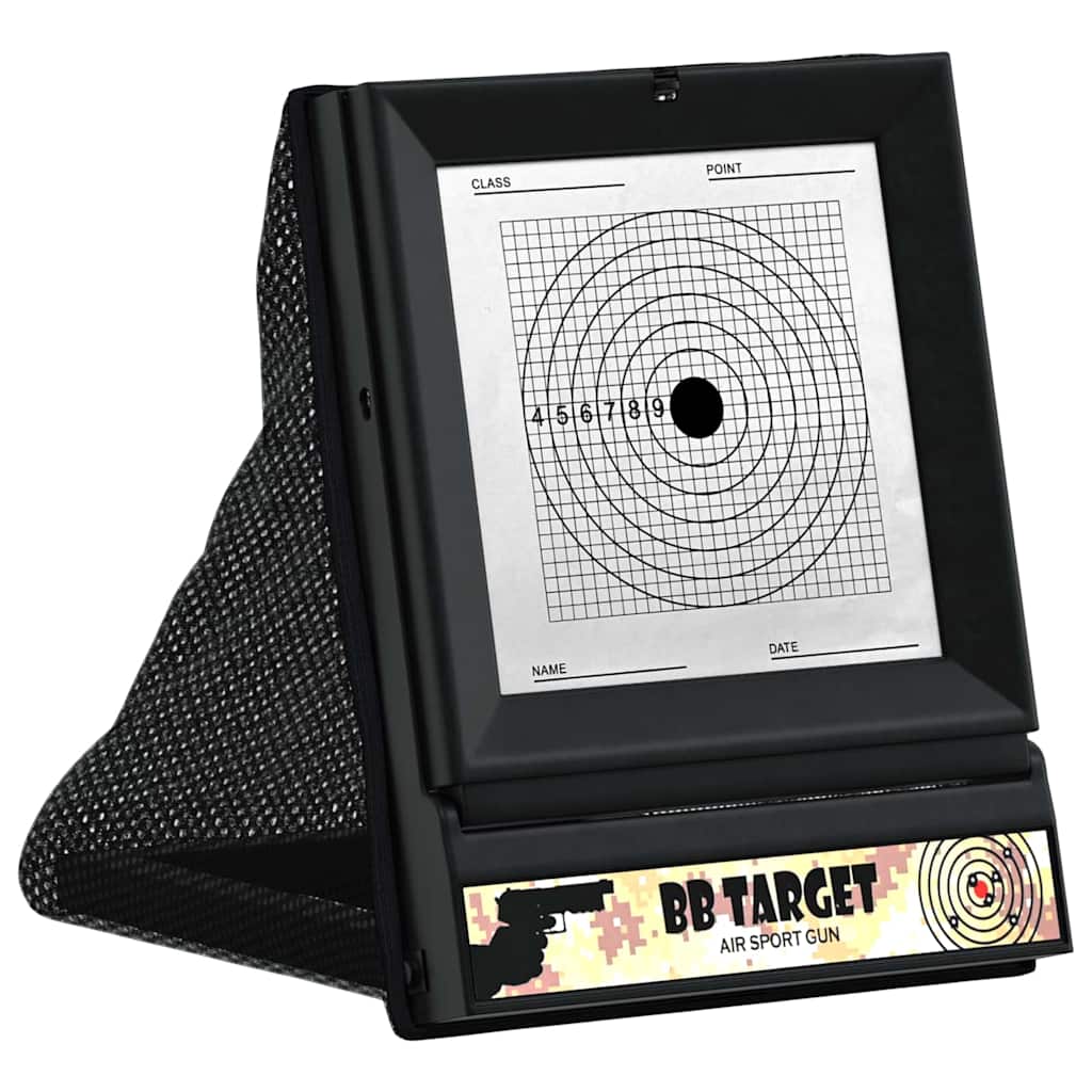 Vidaxl cible airsoft noir 19 x 26 x 25 cm en plastique