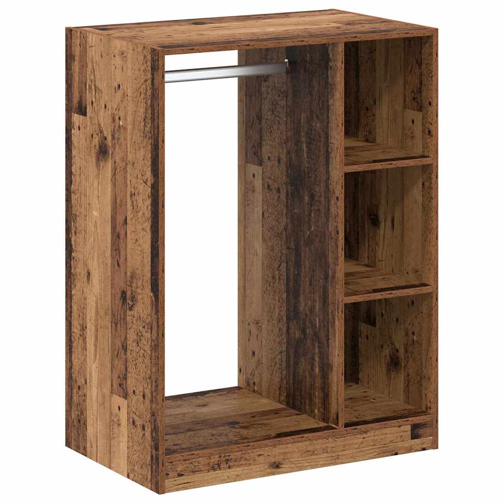 VidaXL armoire avec étagère avec rangement vieux bois 77 x 48 x 102 cm