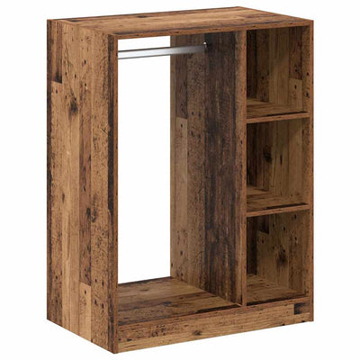 VidaXL armoire avec étagère avec rangement vieux bois 77 x 48 x 102 cm
