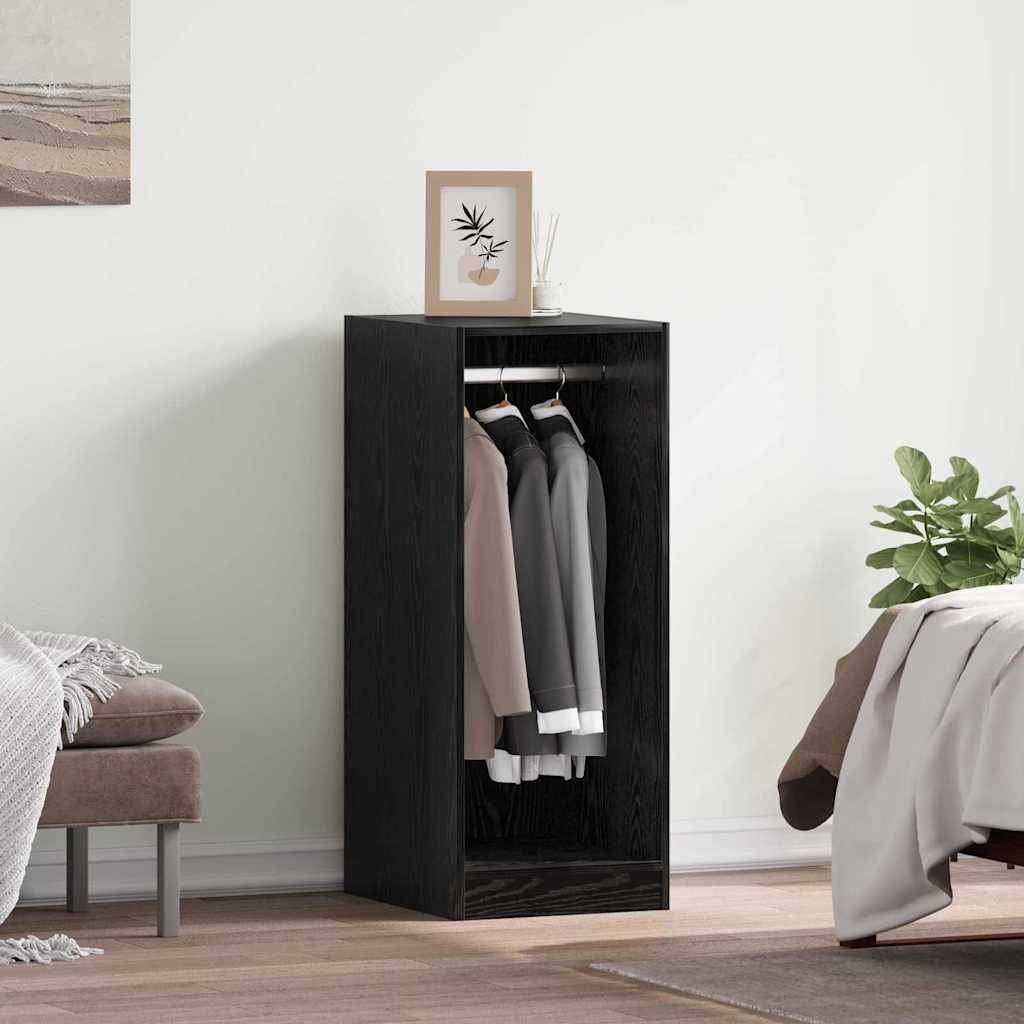 Vidaxx armoire avec étagère avec rangement chêne noir 41 x 48 x 102 cm