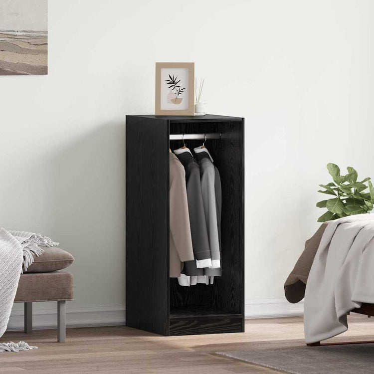 Vidaxx armoire avec étagère avec rangement chêne noir 41 x 48 x 102 cm