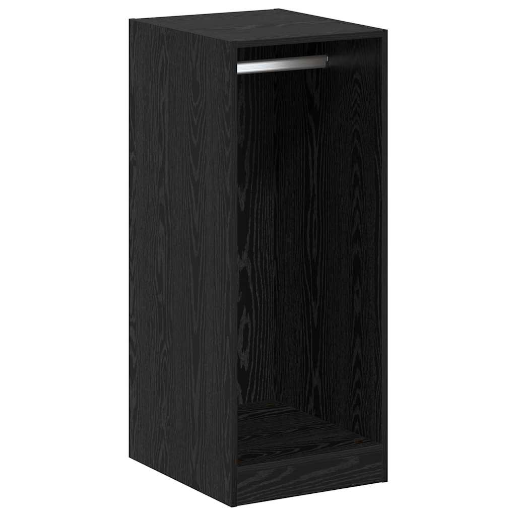 Vidaxx armoire avec étagère avec rangement chêne noir 41 x 48 x 102 cm