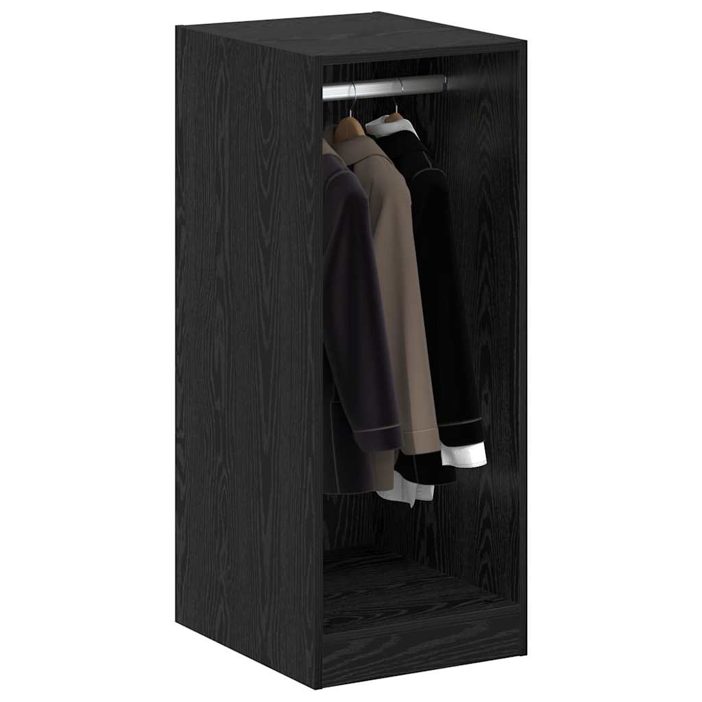 Vidaxx armoire avec étagère avec rangement chêne noir 41 x 48 x 102 cm