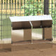 Vidaxl nourriture pour lapin argent 64,5 x 25,5 x 45,5 cm acier galvanisé
