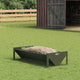 Vidaxxl mangeoire pour bovins vert olive 108 x 50 x 28 cm