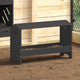Vidaxl mangeoire à poulets noir 81 x 32 x 53,5 cm acier laminé à froid