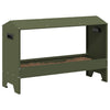 Vidaxxl mangeoire à poulets vert olive 81 x 32 x 53,5 cm