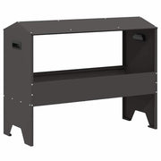 Vidaxxl mangeoire pour bétail noir 79 x 35 x 62 cm acier laminé à froid - afbeelding 2
