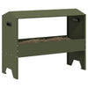 Vidaxxl mangeoire pour bovins vert olive 79 x 35 x 62 cm