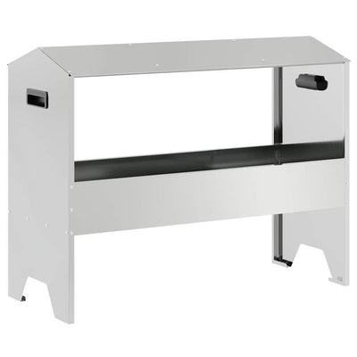 Vidaxl mangeoire pour bétail argent 79 x 35 x 62 cm acier galvanisé