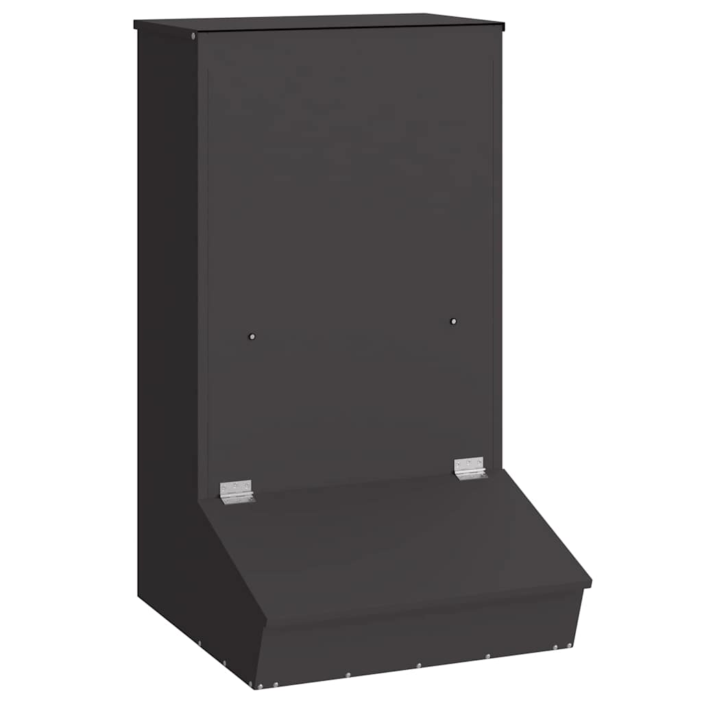 Vidaxx nourriture pour porcs noir 55 x 51 x 91,5 cm acier laminé à froid