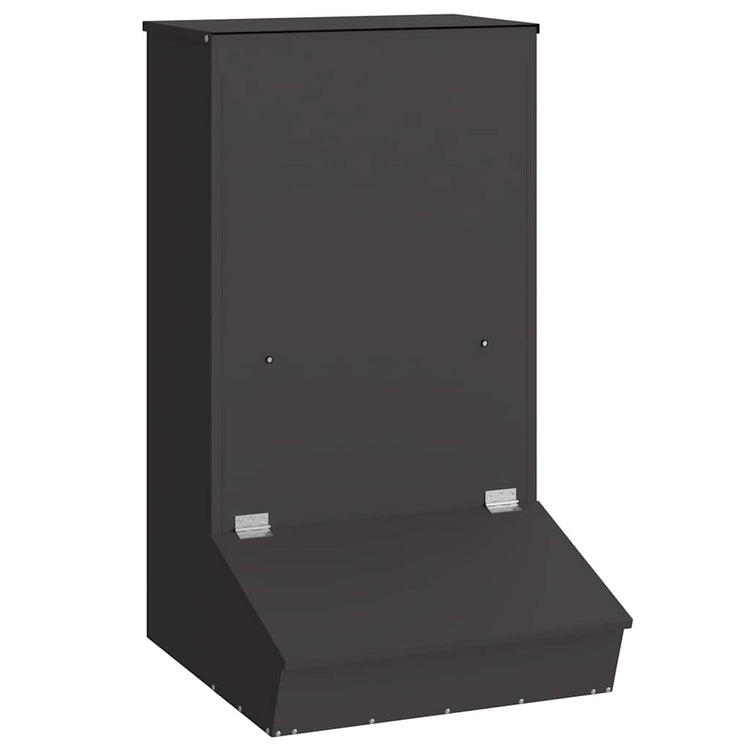 Vidaxx nourriture pour porcs noir 55 x 51 x 91,5 cm acier laminé à froid
