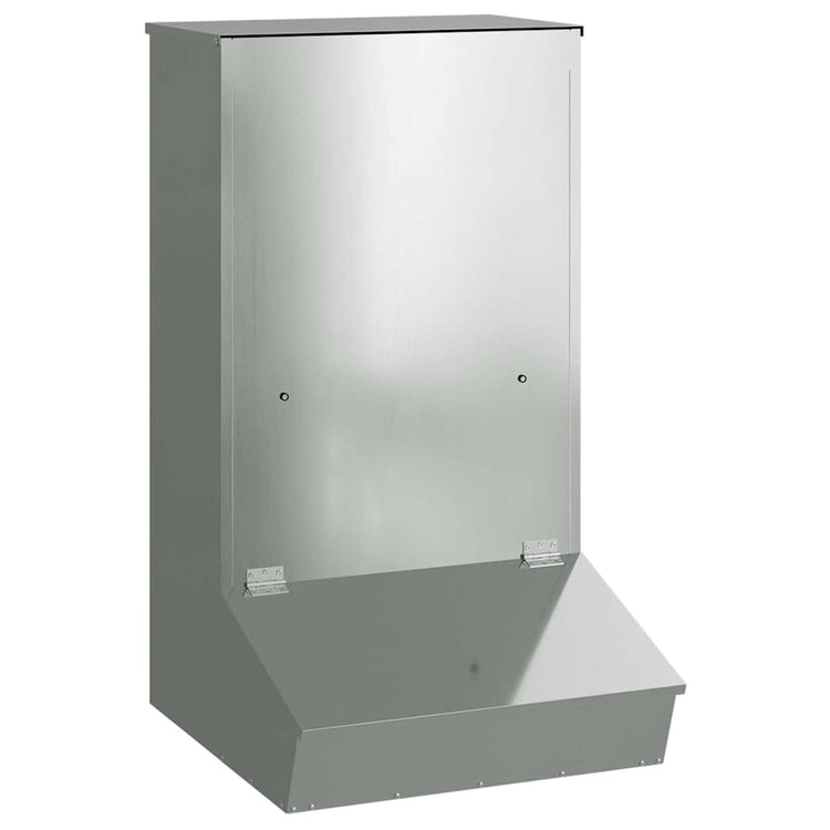 Vidaxx nourriture pour porcs argent 55 x 51 x 91,5 cm en acier galvanisé