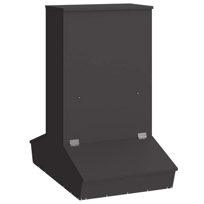 Vidaxx nourriture pour porcs noir 82 x 51 x 91,5 cm acier laminé à froid