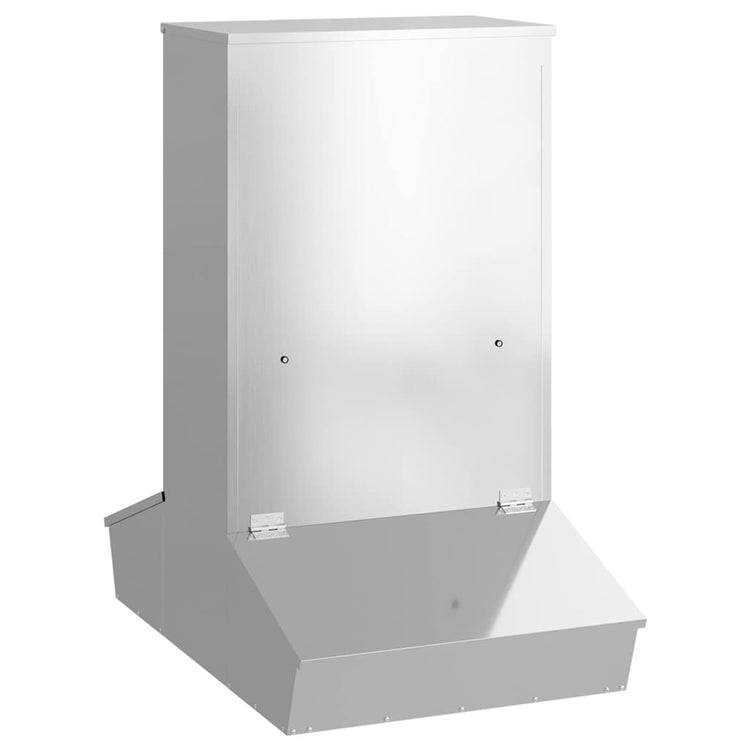 Vidaxx nourriture pour porcs argent 82 x 51 x 91,5 cm en acier galvanisé