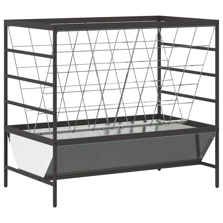 Vidaxl alimentation pour bétail argent 100 x 60 x 90 cm acier galvanisé