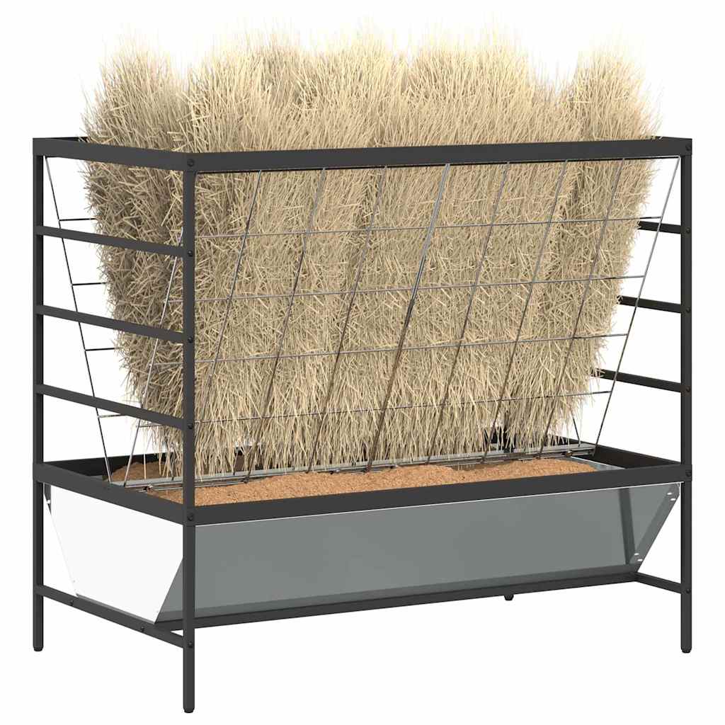 Vidaxl alimentation pour bétail argent 100 x 60 x 90 cm acier galvanisé