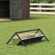 Vidaxxl mangeoire pour bétail argent 111 x 76 x 38 cm acier galvanisé