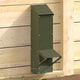 Vidaxx mangeoire à poulets vert olive 13 x 12 x 51 cm acier laminé à froid