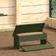 Vidaxl tapis de poulet alimentaire vert olive 48,5 x 39,5 x 19 cm