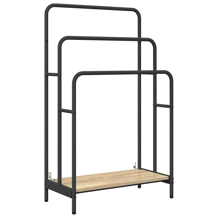 Vidaxl portant à vêtements chêne sonoma 60 x 30 x 100,5 cm bois fini