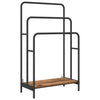Vidaxx portant à vêtements avec étagère vieux bois 60 x 30 x 100,5 cm bois d'ingénierie