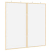Vidaxx tableau d'affichage blanc 80 x 80 x 1,4 cm bois de pin massif