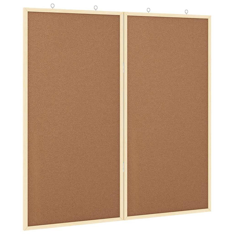 Vidaxx tableau d'affichage marron 80 x 80 x 1,4 cm bois de pin massif