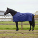 Vidaxx couverture pour cheval vert foncé et noir 115 cm polyester