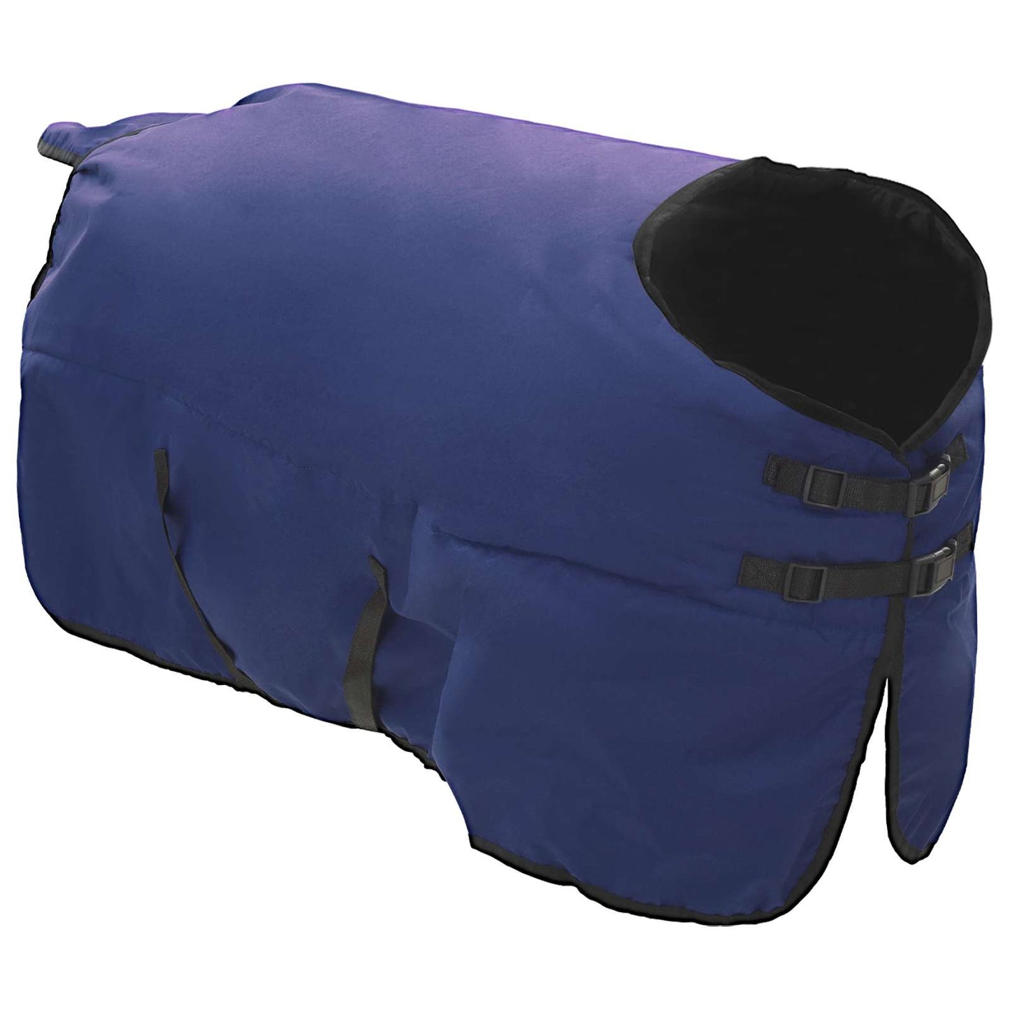 Vidaxx couverture pour cheval vert foncé et noir 115 cm polyester