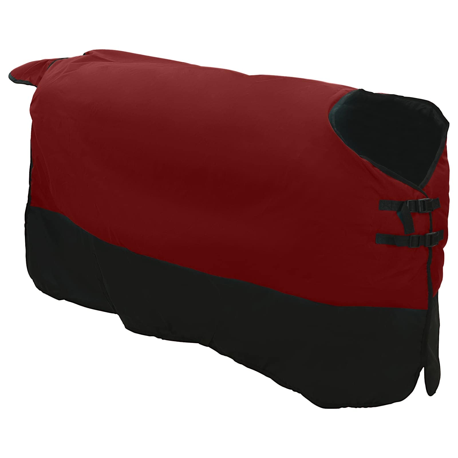 Vidaxx couverture pour cheval vert foncé et noir 165 cm polyester